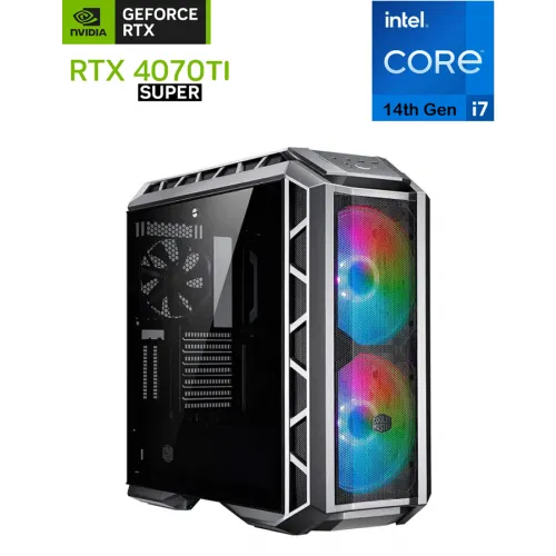 Coolermaster H500p Intel Core I7 - 14th Gen Rtx 4070ti Super Gaming Pc