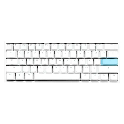Ducky One 2 Pro Mini Pure White Cherry Rgb Red Keyboard - English