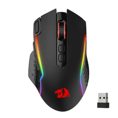 Redragon Taipan Pro Wired & Wireless Gaming Mouse - Black (M810rgb-pro)
