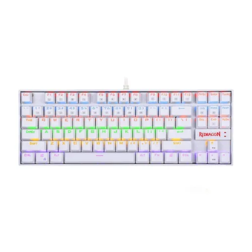 Redragon Kumara K552w-rgb Mechanical Gaming Keyboard – Red Switches – White