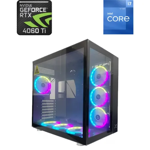 Xigamatek Aquarius Intel Core I7 - 12th Gen Rtx 4060ti Gaming Pc - Black