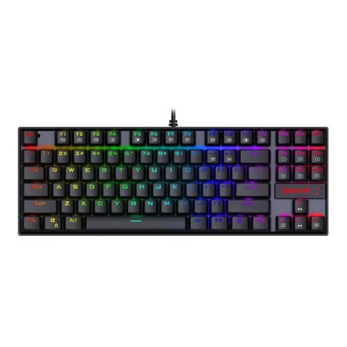 لوحة مفاتيح الألعاب الميكانيكية REDRAGON K552RGB-2 KUMARA RGB مقاومة للغبار باللون الأحمر (عربي)