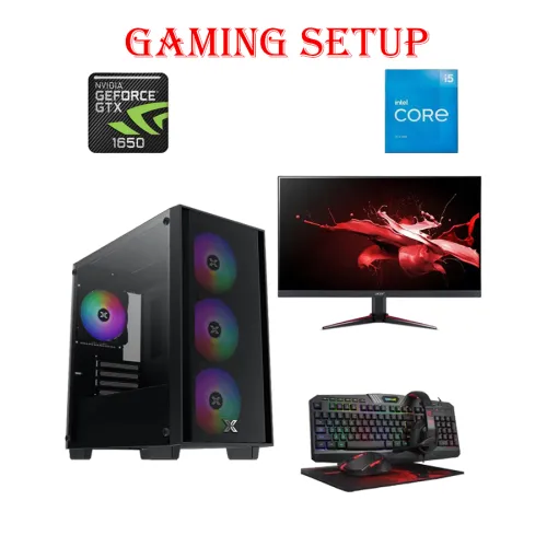 Xigmatek Nyx Intel Core I5-11th Gen Gaming Pc With Monitor And Gaming Kit Bundle Offer
