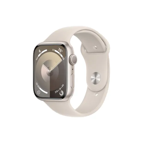 Apple Watch Series 9 Gps 41mm Starlight Aluminium Case With Starlight Sport Band - M/l