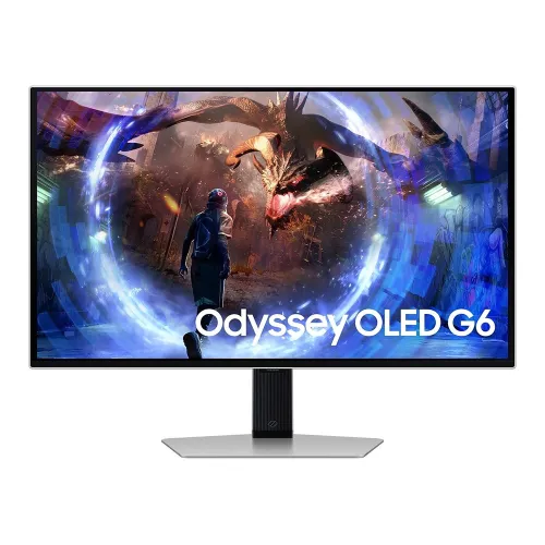 Samsung Odyssey Oled G6 G60sd 27" Qhd Oled Display 360hz Refresh Rate 0.03ms (Gtg) Response Time, Amd Freesync Premium Pro Technology Gaming Monitor - Silver