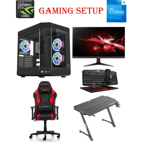 Gameon Valkyrie Intel Core I5 - 13th Gen Gaming Pc With Monitor / Table / Chair / Gaming Kit Bundle Offer