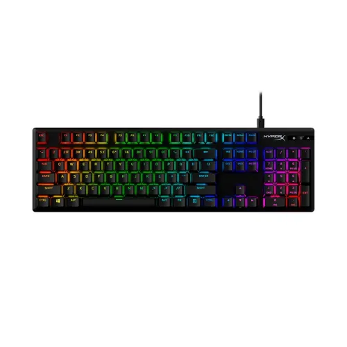Hyperx Alloy Origins Pbt Rgb Wired Mechanical Gaming Keyboard Linear Hx Red Switch Eng/arb For Pc,ps5,ps4,xbox Series X|s & Xbox One (Full Size)