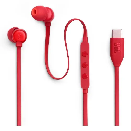Jbl Tune 310c Wired Usb-c Earphones – Red