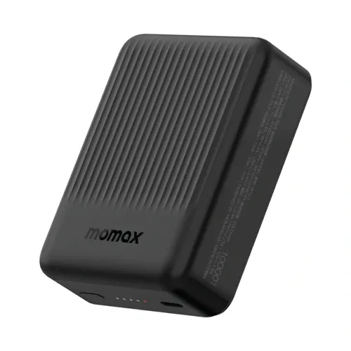Momax Q.mag Minimal 2 Magnetic Wireless Power Bank (10000mah) - Black