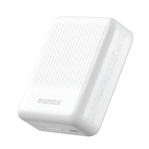 Momax Q.mag Minimal 2 Magnetic Wireless Power Bank (10000mah) - White