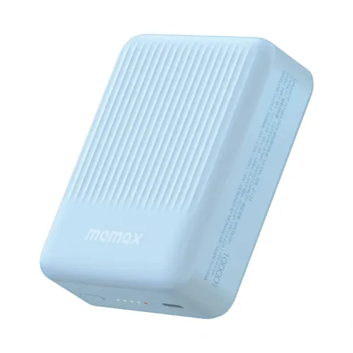 Momax Q.mag Minimal 2 Magnetic Wireless Power Bank (10000mah) - Blue