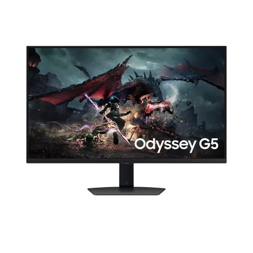 Samsung Odyssey G5 32" Qhd Fast Ips, 180hz, 1ms, Amd Freesync Gaming Monitor - Black LS32DG502EMXUE