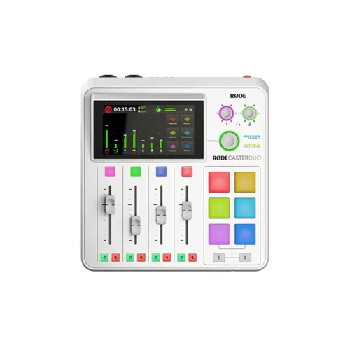 Rode Caster Duo Integrated Audio Production Studio - White