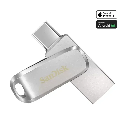 Sandisk Ultra Dual Drive Luxe Usb Type-c Flash Drive - 32gb (Silver)