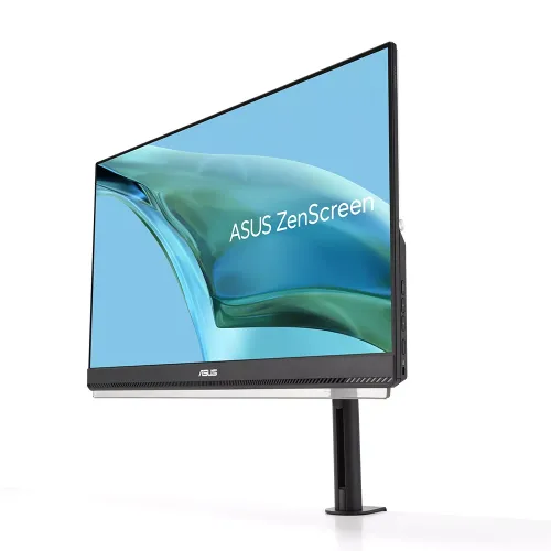 Asus Zenscreen Mb249c Portable Monitor – 24-inch (23.8 Viewable) Fhd (1920 X 1080), Frameless Panel, Ips Technology, Anti-glare, Usb-c®, Speakers, Carrying Handle/kickstand Design, C-clamp, Partition Hook, Green Sustainability