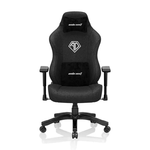 Andaseat Phantom 3 Linen Fabric Gaming Chair - Black