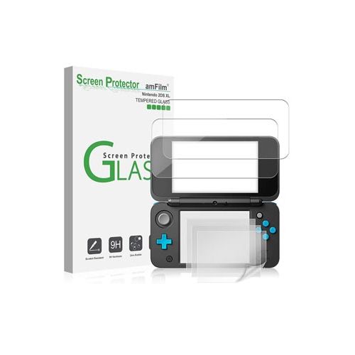 AMFILM SCREEN PROTECTOR FOR 2DS XL GLASS