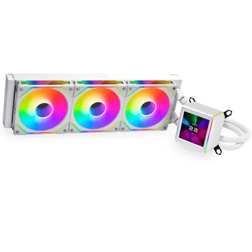 Lian Li Galahad Ii Lcd Sl-inf 360mm Argb Liquid Cpu Cooler - White