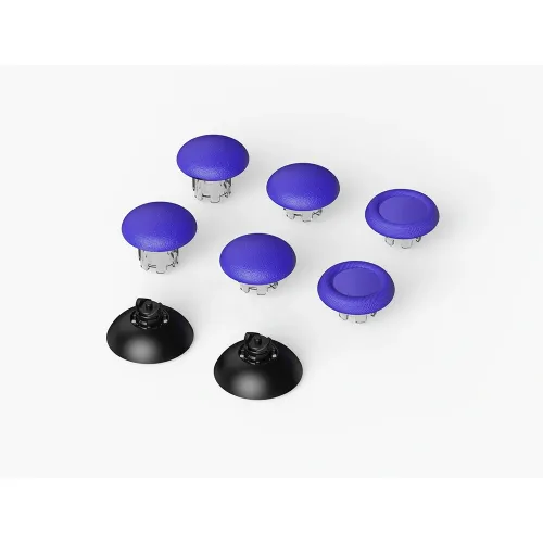 8 In 1 Plastic Joystick Cap & Joystick Base For Original Ps5 Edge Controller - Blue