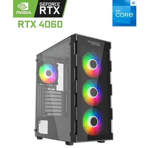 Twisted Minds Titan Intel Core I5 - 13th Gen Rtx 4060 Gaming Pc - Black