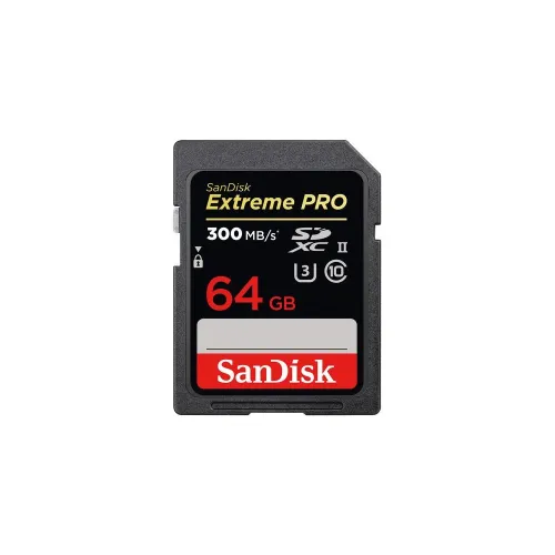 Sandisk Extreme Pro Uhs-ii Sdxc 64gb 300mb/s 2000x 4k