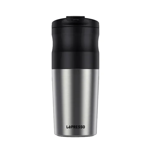 LePesso Portable Mug Burr Grinder Coffee Maker