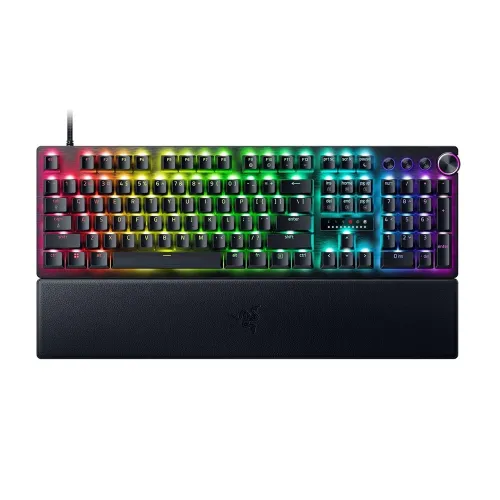 Razer Huntsman V3 Pro Esports Rgb Gaming Keyboard Analog Optical Switches Gen-2 With Magnetic Wrist Rest - Black