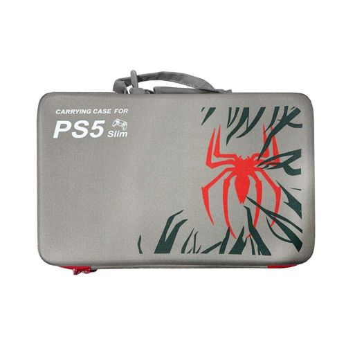 Ps5 Carrying Bag For Ps5 Slim - Spiderman Grey