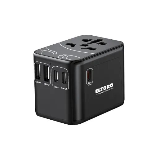 Eltoro Travel Bull Adapter 35w - Black