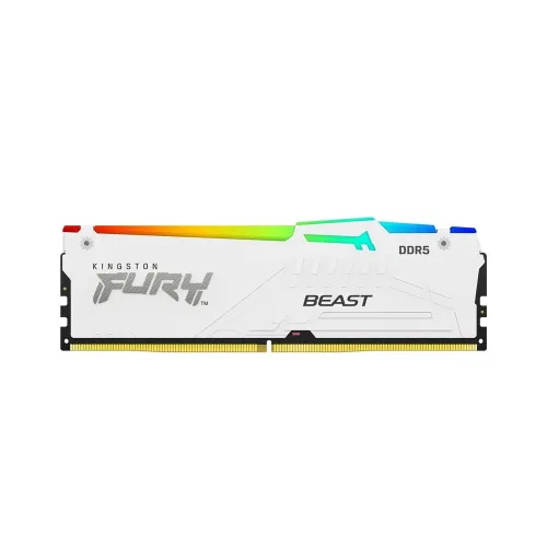 Kingston FURY Beast RGB KF556C40BWA-16 16GB DDR5 5600MT/s White DIMM XMP