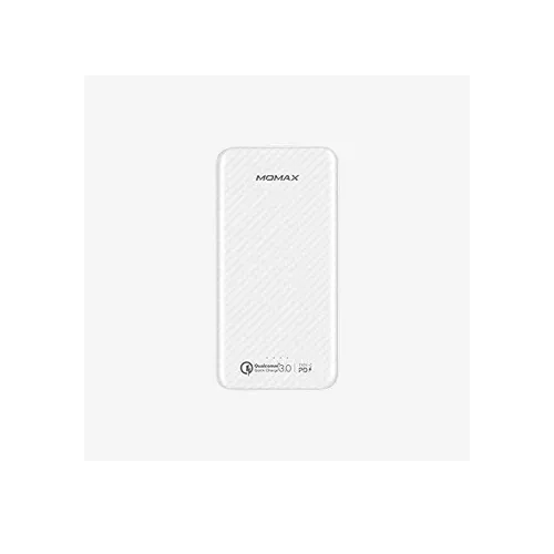 Momax iPower Minimal PD QC External Battery Pack 10000mAh - White