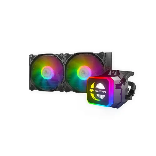 Cougar Helor 240 Cpu Liquid Cooling Series, Rgb Dual Fan