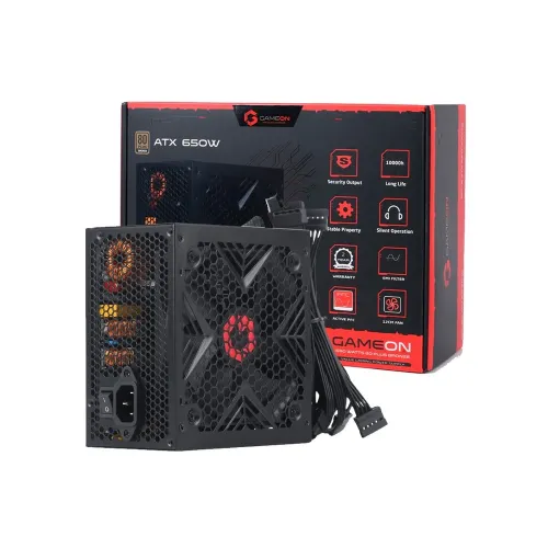 Gameon - Spy2 Atx 650 Watts 80 Plus Bronze Value Gaming Power Supply