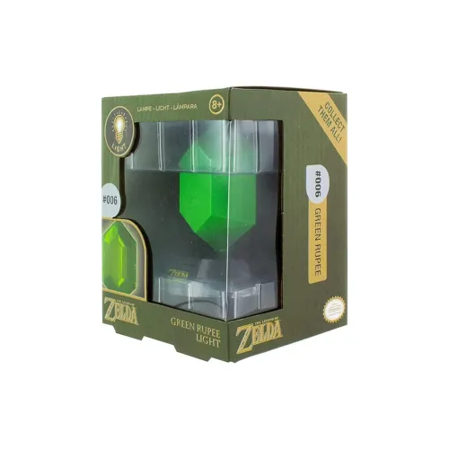 Paladone The Legend Of Zelda Green Rupee 3d Light