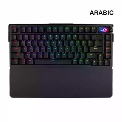 Asus Rog Azoth Extreme 75% - Rgb Wireless Nx Switch Mechanical Gaming Keyboard - Black - Ar Layout