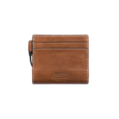 Nomad Leather Charging Wallet - Slim - Horween Brown