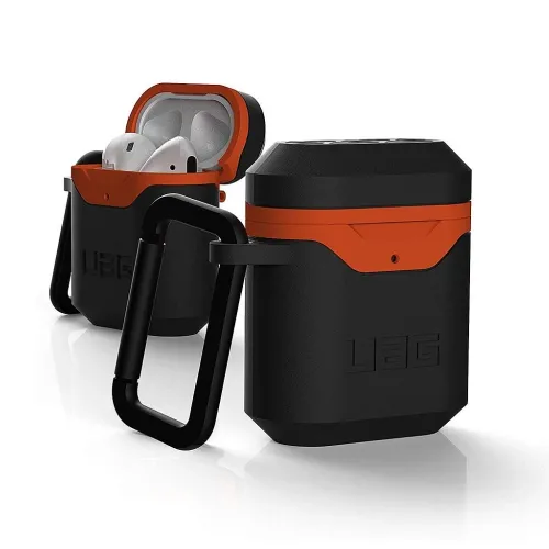 Uag Apple Airpods Gen 1& 2 Hard Case V2 - Black/orange