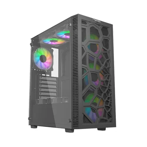 Twisted Minds 03 Spider Mid Tower Gaming Case - Black