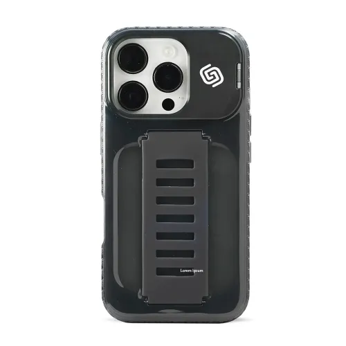 Grip2u Boost Case with Kickstand iPhone 16 Pro - Smoky