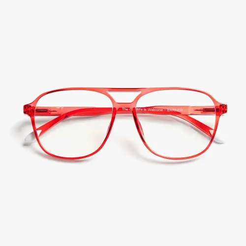 Barner Screen Glasses Brad Glossy - Radiant Red