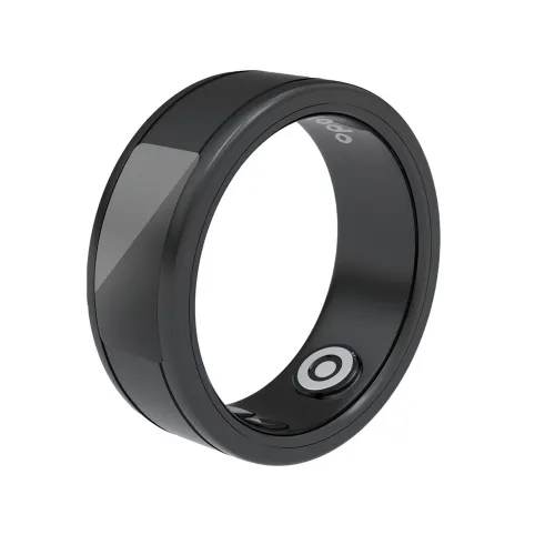 Porodo Smart Ring Health Tracker With Touch Function - Size 11 - Black