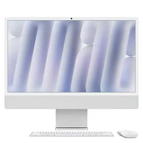 Apple Imac M4 24-inch 4.5k Retina Display With 10‑core Cpu 10‑core Gpu 16gb 1tb Ssd - Silver (Arabic)