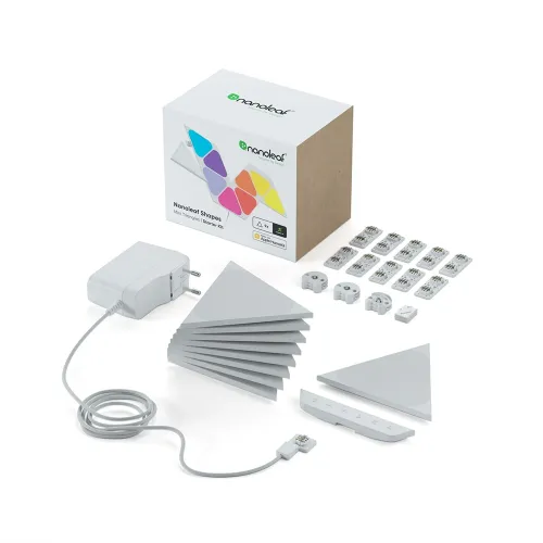 Nanoleaf Shapes Mini Triangles Starter Kit - White - 9pk