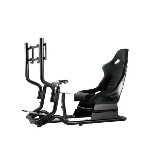 Lumi Racing Car Seat Simulation Portable Game Driving Simulator Chair Vr 2d 3d Racing Gaming Simulator Cockpit Seat