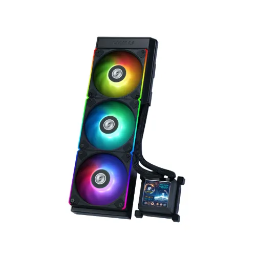 LIAN LI Hydro-Shift LCD 360mm RGB Liquid CPU Cooler - Black