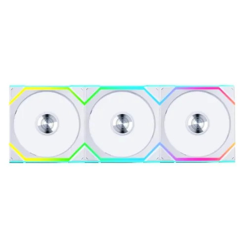 LIAN LI UNI FAN SL Wireless 120mm ARGB Case Fans (3 Pack) - White