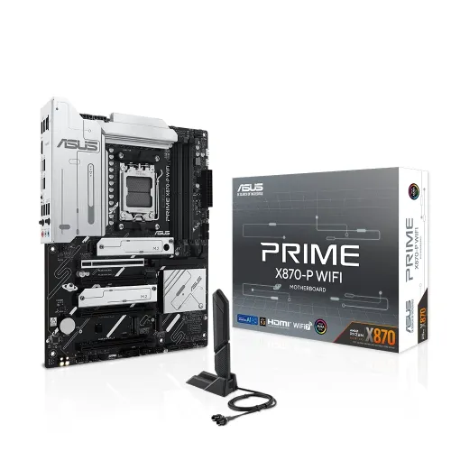 ASUS - PRIME X870-P WIFI (Socket AM5) AMD X870 ATX DDR5 Wi-Fi 7 Motherboard