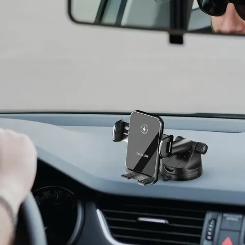 Green Lion Extendable Wireless Charger - Black