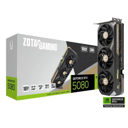Zotac Gaming Geforce Rtx 5080 16gb Solid Core Graphic Card