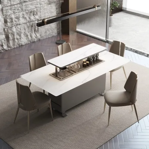 Gamvity Smart Dining Table - White/grey